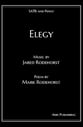 Elegy SATB choral sheet music cover